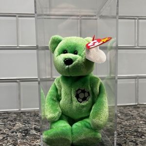 Kicks Beanie Baby with tag errors - MINT condition
